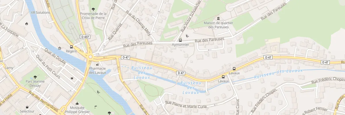 Plan du 19 Rue des Lavaux à Pontarlier