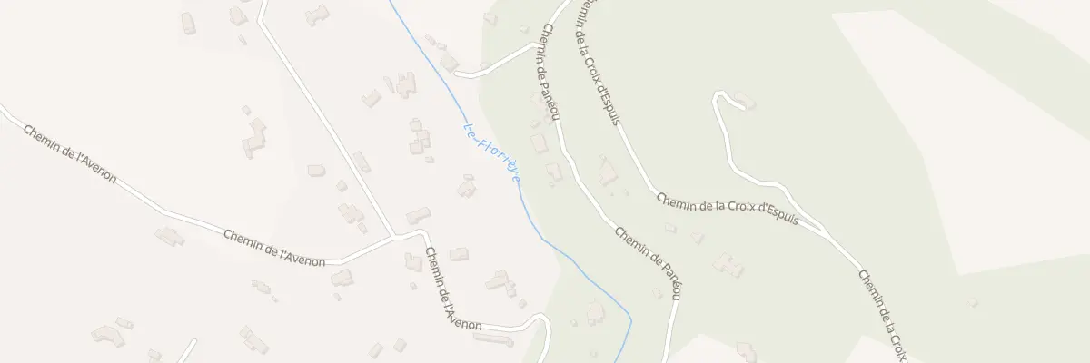 Plan du 419 Che Paneou à Flayosc