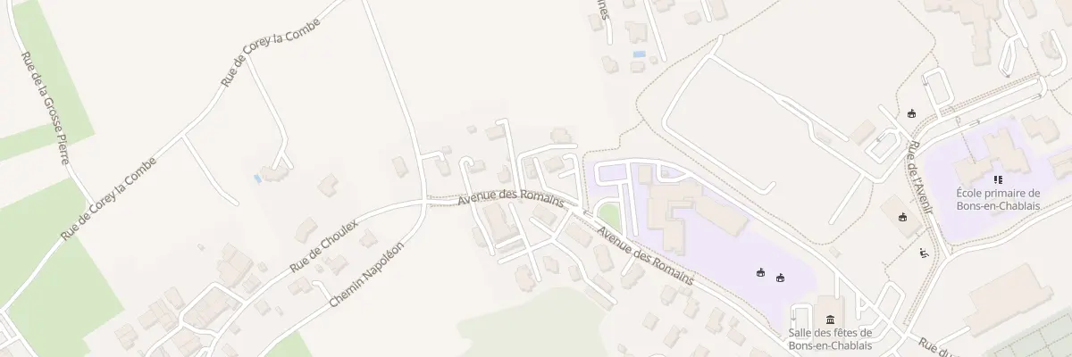 Plan du 410 Av des Romains à Bons-en-Chablais