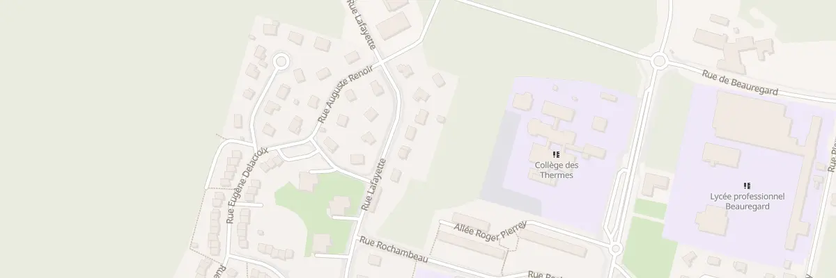 Plan du 22 Rue Lafayette à Luxeuil-les-Bains