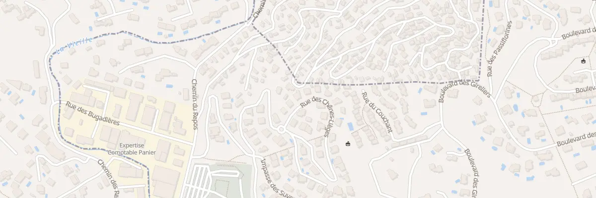 Plan du 41 Rue des Chênes Lièges au Lavandou