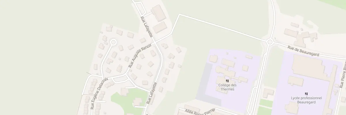 Plan du 26 Rue Lafayette à Luxeuil-les-Bains