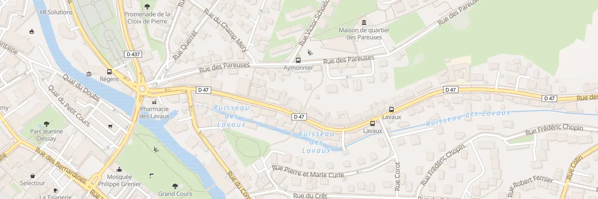 Plan du 23 Rue des Lavaux à Pontarlier