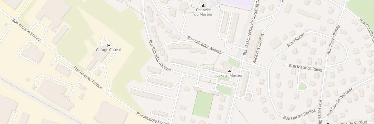 Plan du 6 Rue l’O Frossard à Luxeuil-les-Bains