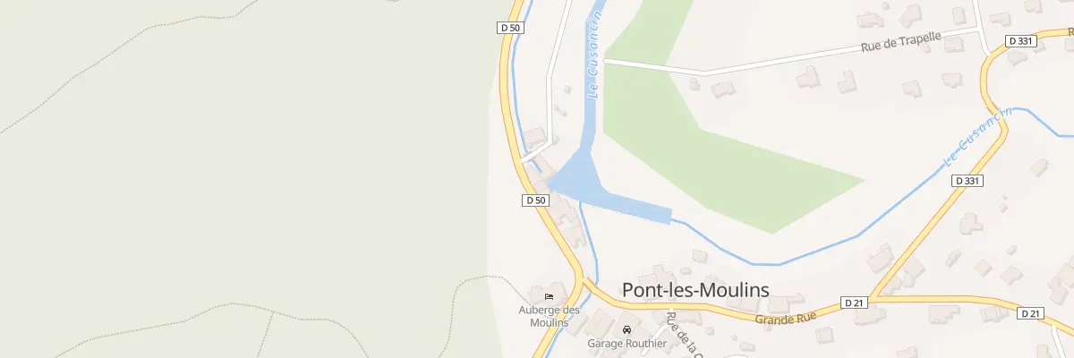 Plan du 5 Rue de Pontarlier à Pont-les-Moulins