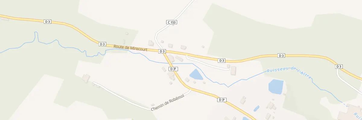 Plan du 1520 Grande Rue d’Amerey à Xertigny