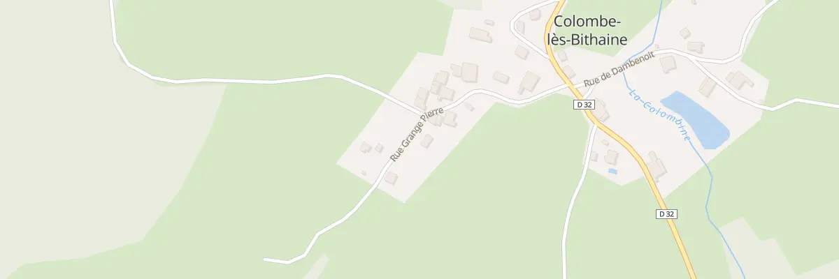 Plan du 5 Rue Grange Pierre à Dambenoît-lès-Colombe