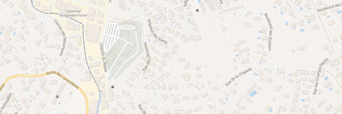 Plan du 9001 Rue des Chênes Lièges au Lavandou