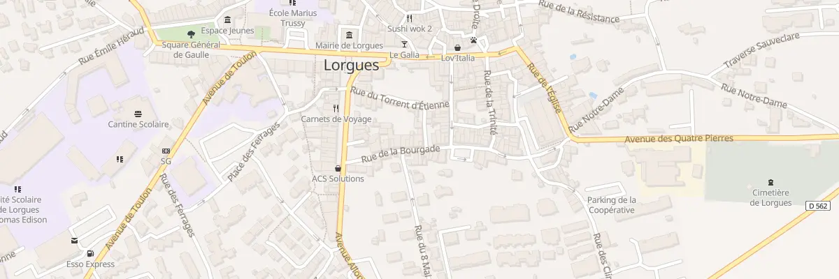 Plan du 15 Rue de la Bourgade à Lorgues