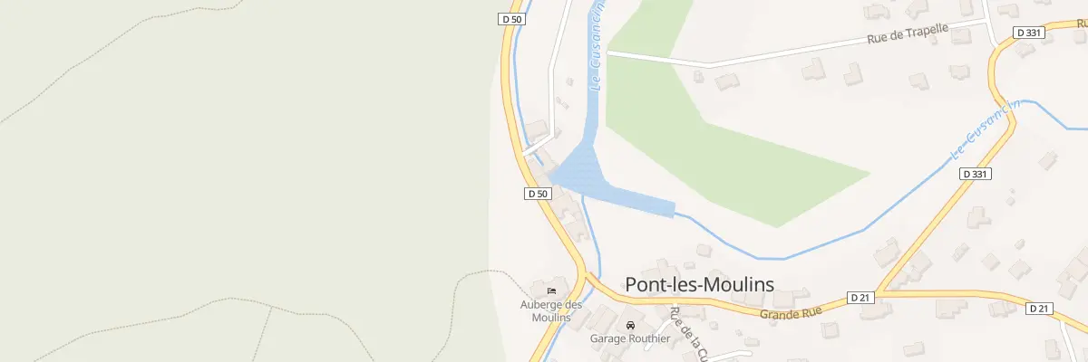 Plan du 7 Rue de Pontarlier à Pont-les-Moulins