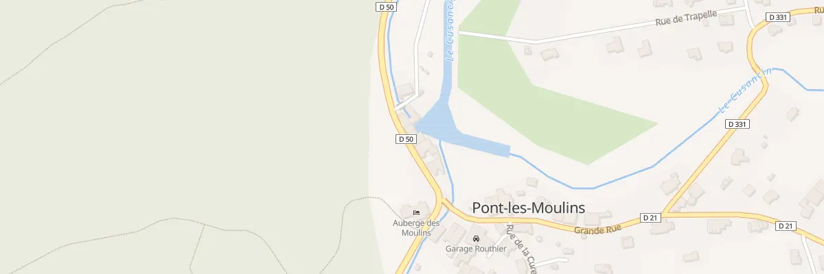 Plan du 7B Rue de Pontarlier à Pont-les-Moulins