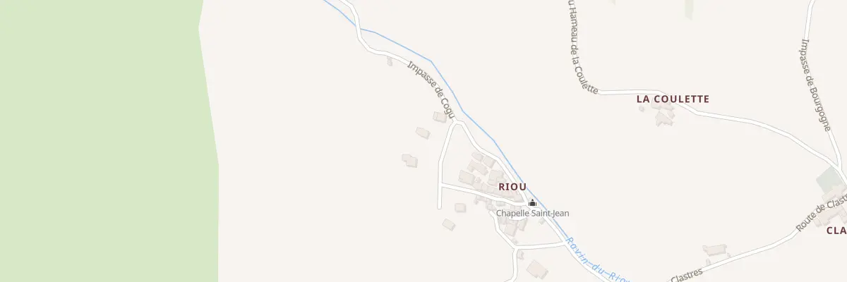 Plan du 165 Che du Hameau du Riou à Clumanc