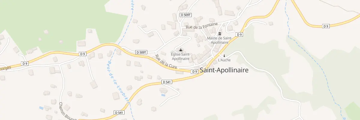 Plan du 140 Rue de la Cure à Saint-Apollinaire