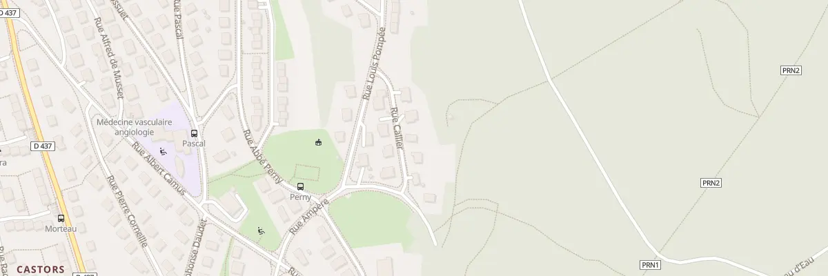 Plan du 6 Rue Callier à Pontarlier