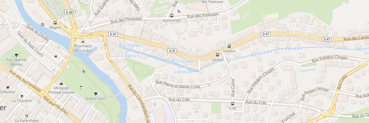 Plan du 22B Rue des Lavaux à Pontarlier