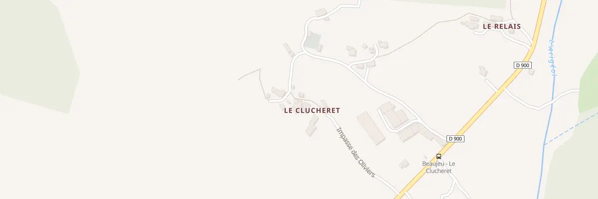 Plan du 5036 Le Clucheret à Beaujeu