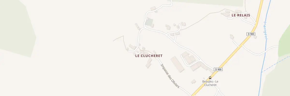 Plan du 5035 Le Clucheret à Beaujeu