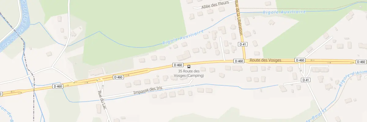 Plan du 58C Rte des Vosges à Sanchey