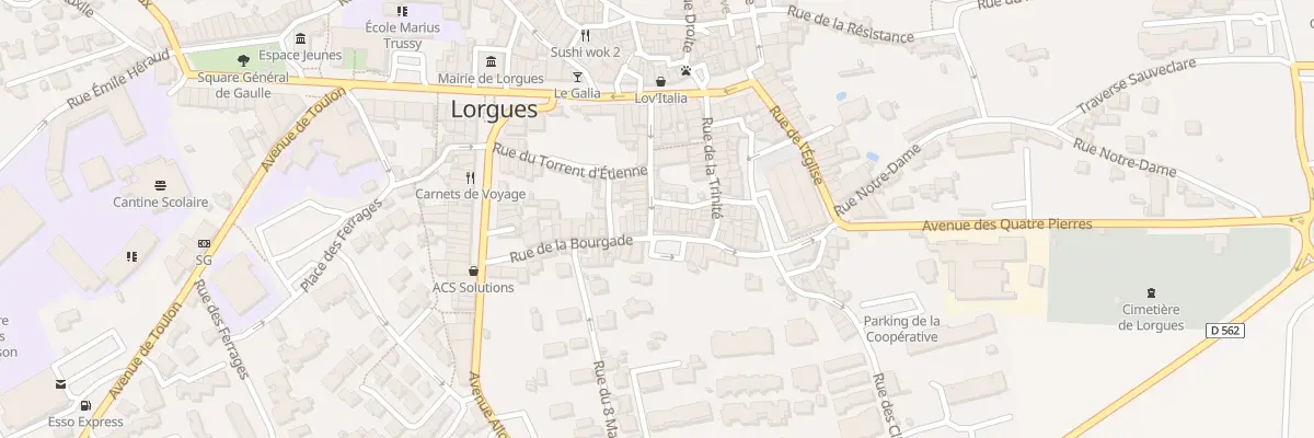 Plan du 19 Rue du Collége à Lorgues
