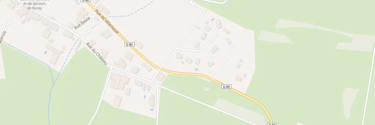 Plan du 10 Imp de la Crose à Borey