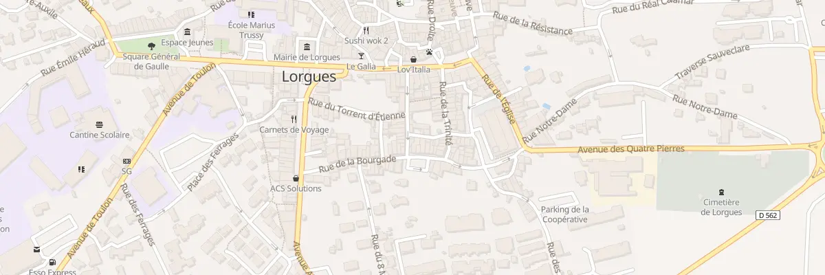 Plan du 15 Rle de la Trinité à Lorgues
