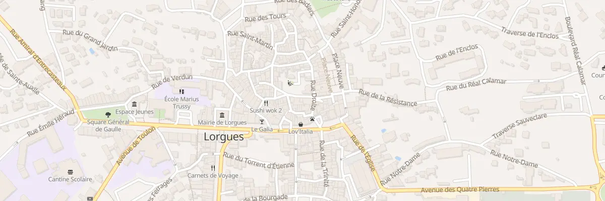 Plan du 4 Rue Saint-michel à Lorgues