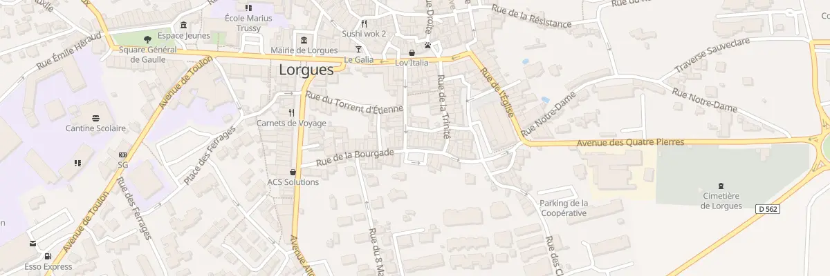 Plan du 29 Rue de la Bourgade à Lorgues