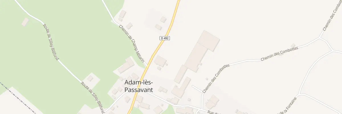 Plan du 10 Gr Grande Rue à Adam-lès-Passavant
