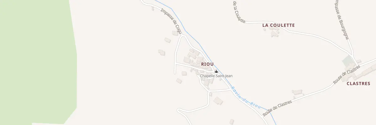 Plan du 80 Che du Hameau du Riou à Clumanc