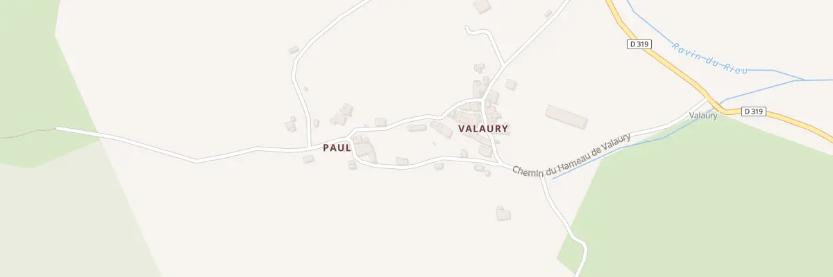 Plan du 357 Che Hameau de Valaury à Clumanc