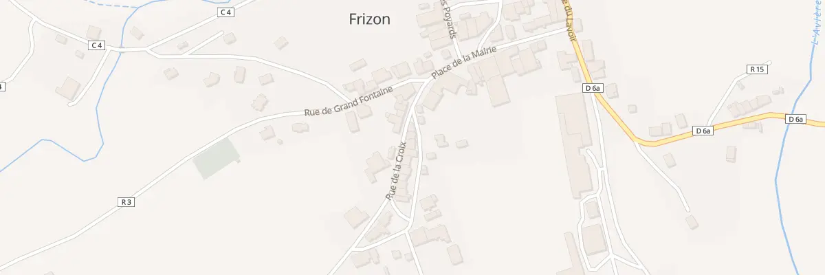 Plan du 53 Rue de la Croix à Frizon