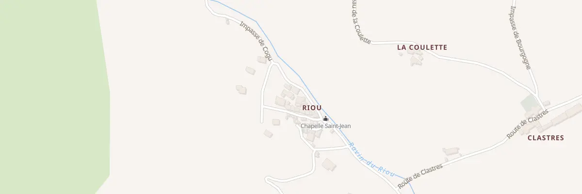 Plan du 292 Che du Hameau du Riou à Clumanc