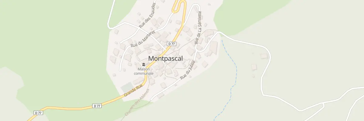 Plan du 6047 Montpascal à La Tour-en-Maurienne