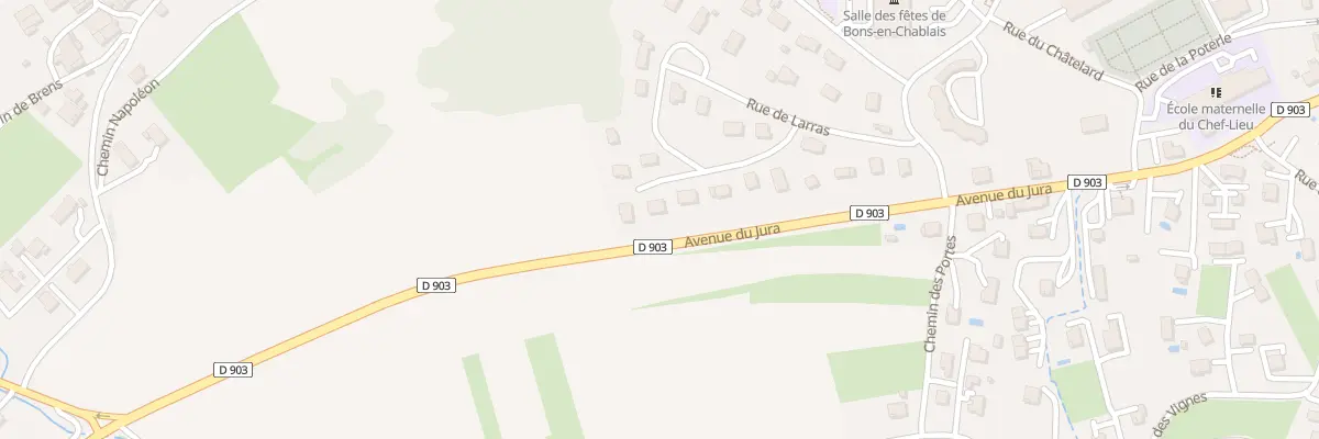 Plan du 296 Rue de Larras à Bons-en-Chablais