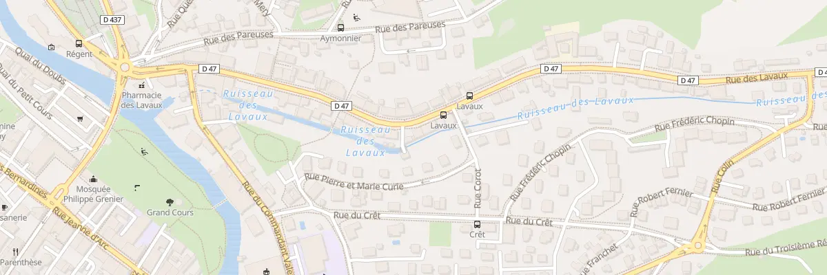 Plan du 28 Rue des Lavaux à Pontarlier