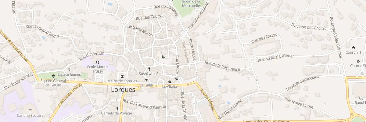 Plan du 5 Pl Neuve à Lorgues