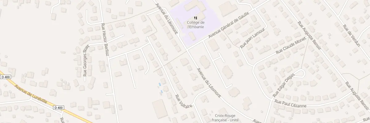 Plan du 86 Av du Léomont à Dombasle-sur-Meurthe