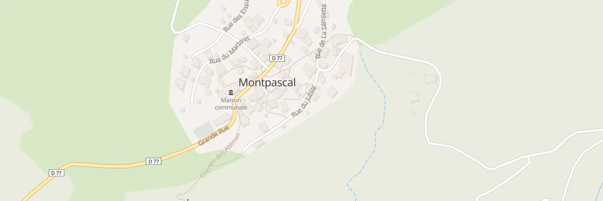 Plan du 5040 Montpascal à La Tour-en-Maurienne