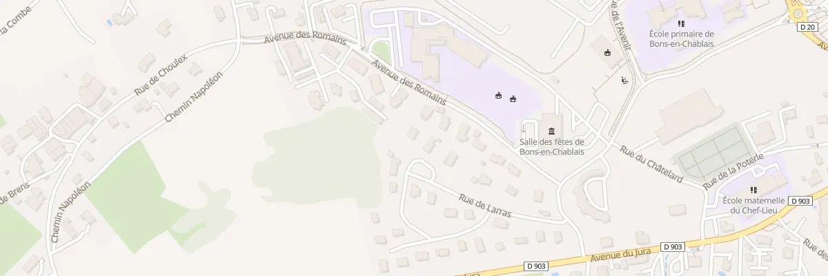 Plan du 200 Rue de Larras à Bons-en-Chablais