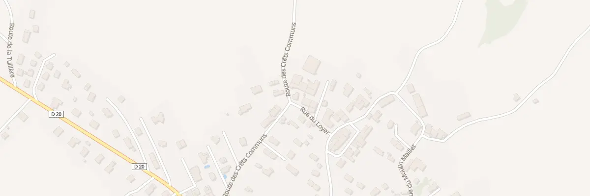 Plan du 460 Rue du Loyer à Bons-en-Chablais