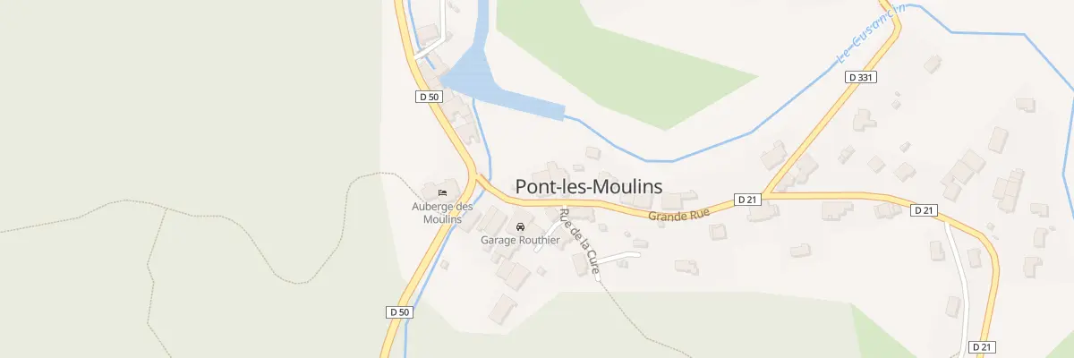 Plan du 1 Gr Grande Rue à Pont-les-Moulins