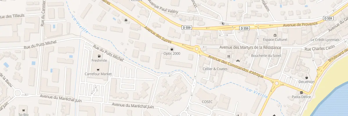 Plan du 5 Av des Ilaires au Lavandou