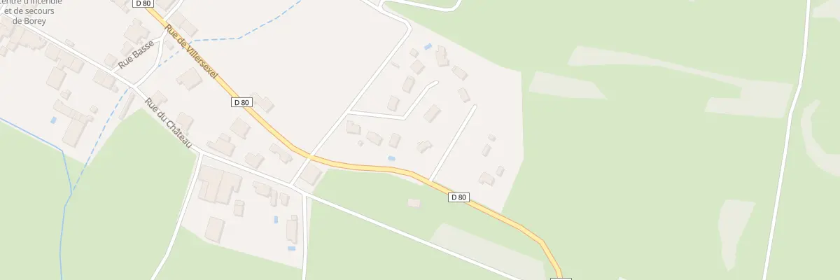 Plan du 8 Imp de la Crose à Borey