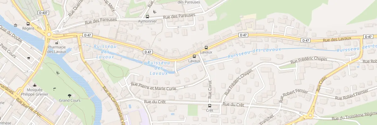 Plan du 30 Rue des Lavaux à Pontarlier