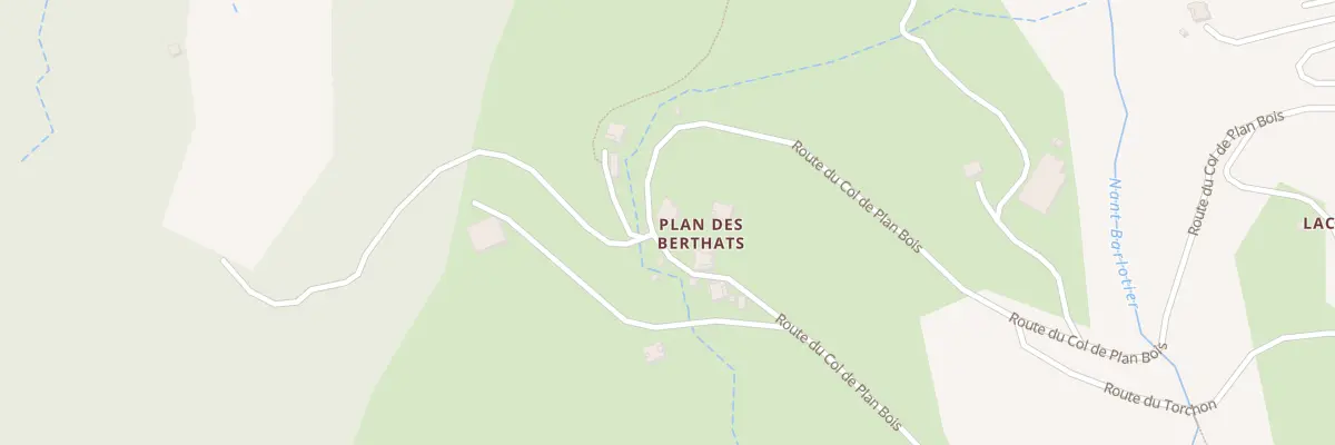 Plan du 1369 Rte du col de Plan Bois à Manigod