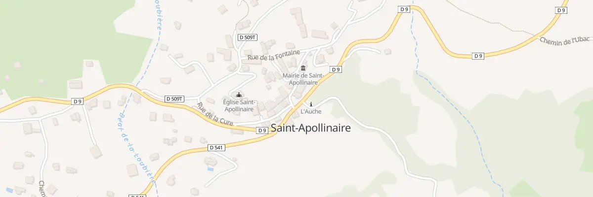 Plan du 10 Rue de la Mairie à Saint-Apollinaire