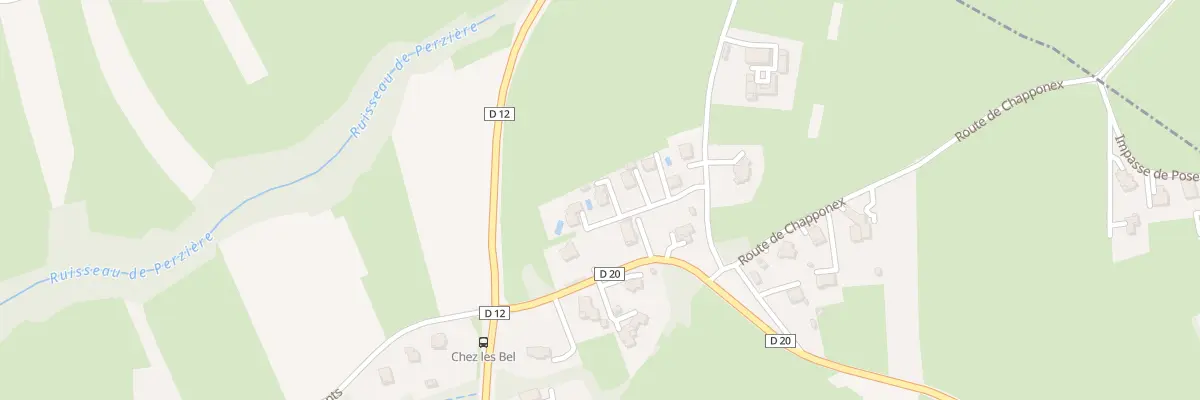 Plan du 175 Rte des Bûches à Faucigny
