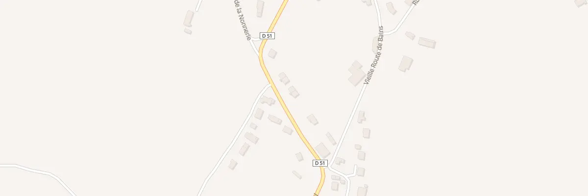 Plan du 16 Rte d’Epinal à Uzemain