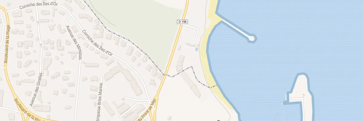 Plan du 1235 Av Vincent Auriol au Lavandou