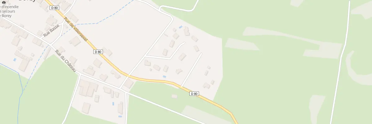 Plan du 7 Imp de la Crose à Borey